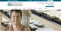 Desktop Screenshot of grimbleby-coleman.com